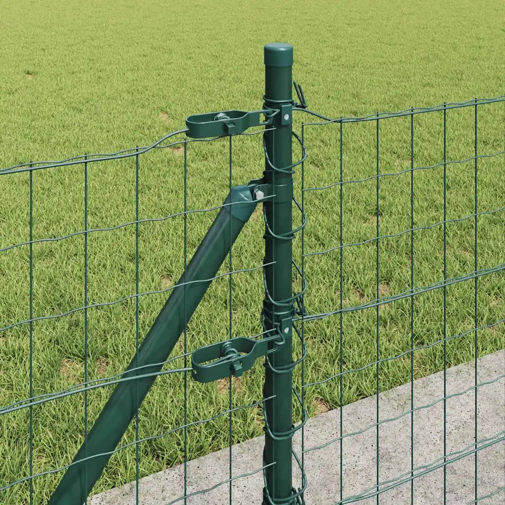 Recinzione con Posto Verde 0,6 x 50 m Acciaio e PVC
