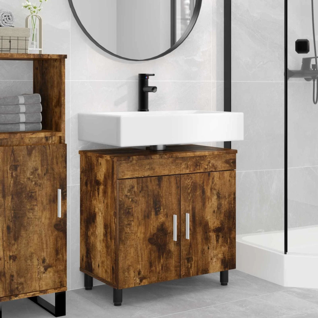 Mobiletto da bagno Rovere Fumo 60 x 35 x 60 cm