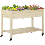 Letto Contenitore in Legno con Rotelle e Ripiano ¨C Zephmum ¨C 118x55x83cm