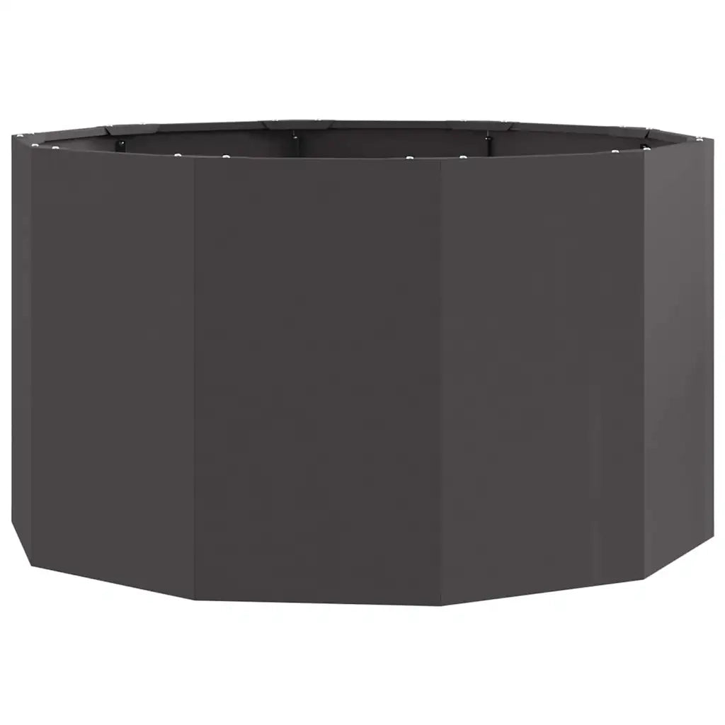 Fioriera Nero 90 x 90 x 50 cm Acciaio 883752