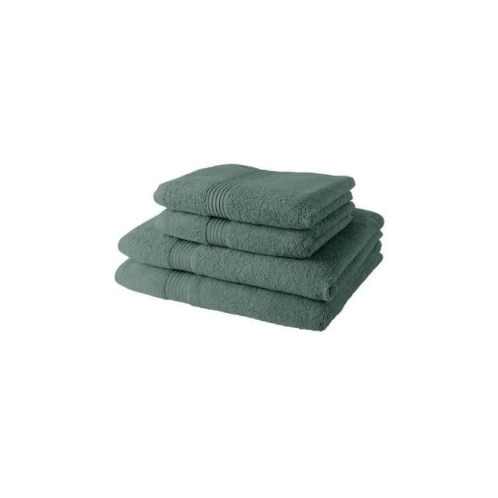 2 asciugamani bagno TODAY 50x90 + 2 teli bagno 70x130 cm 100% Cotone - Celadon