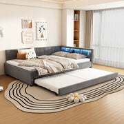 Letto giorno funzionale in lino 140x200 cm