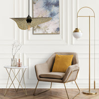 Lampada Da Soffitto APP1468-1CP Black/old Gold