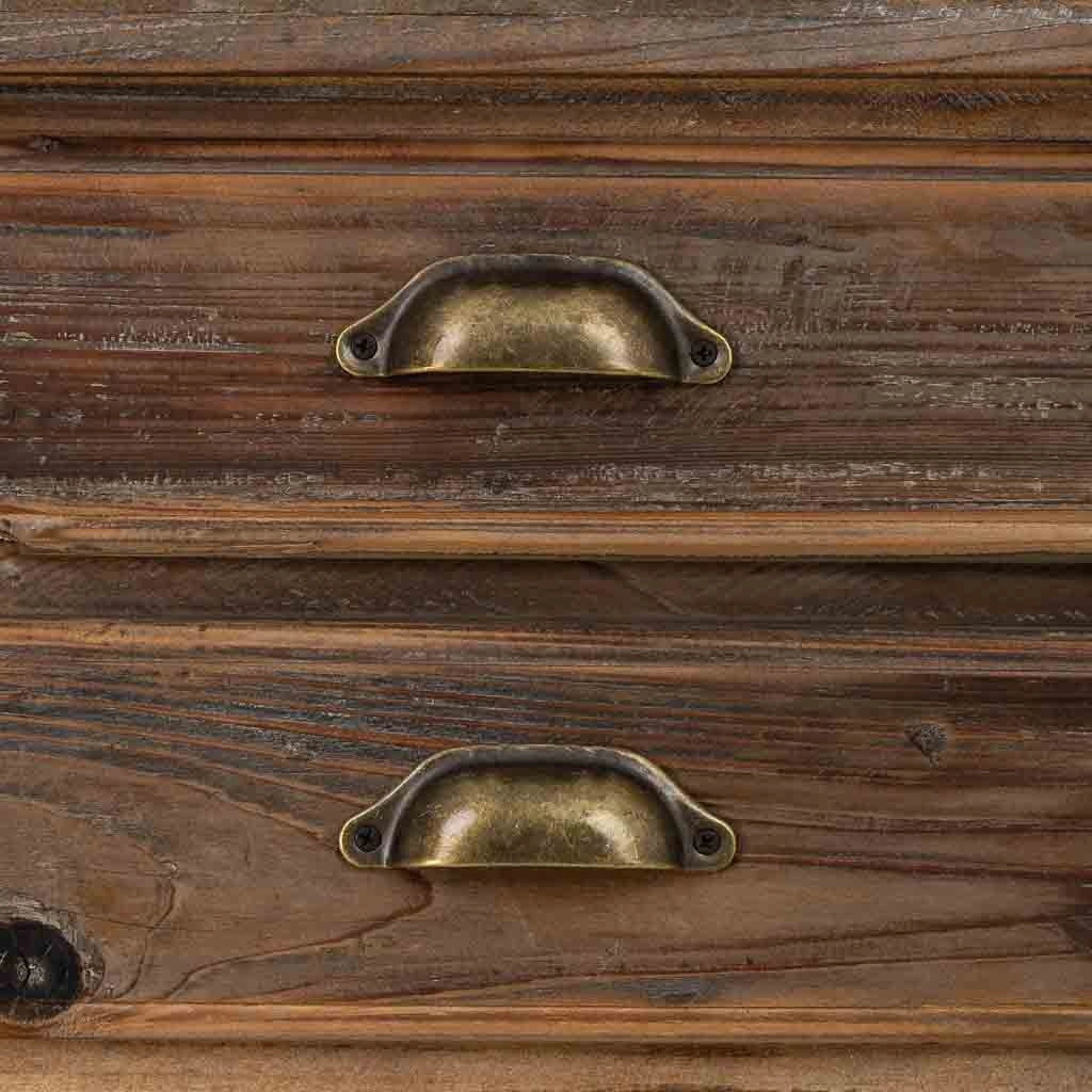 Tavolo in legno con 2 cassetti cm 48,5x38x72,5h