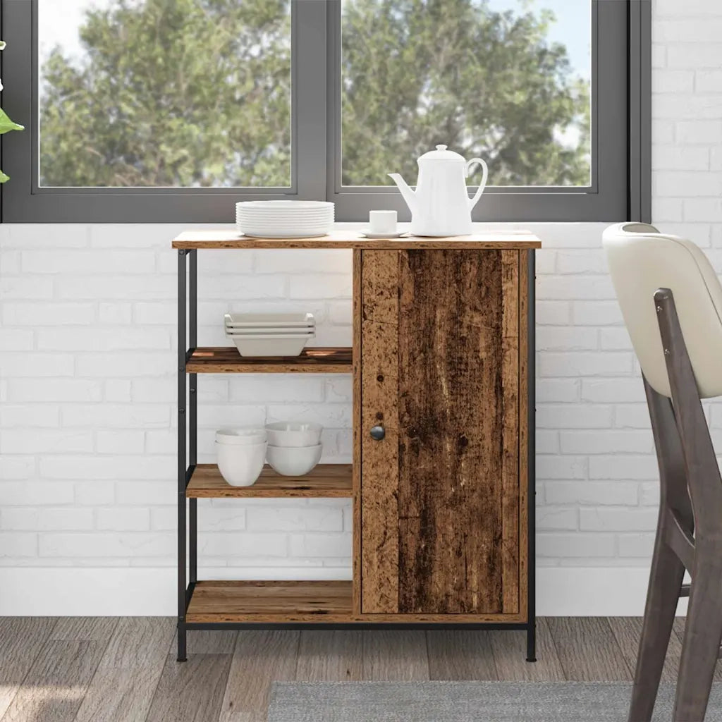 Credenza | Madia | Buffet da pranzo | Armadio da pranzo Legno vecchio 70 x 30 x 80 cm