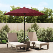Ombrellone da Esterni-Ombrello da giardino con Palo in Alluminio 270 cm Bord¨°