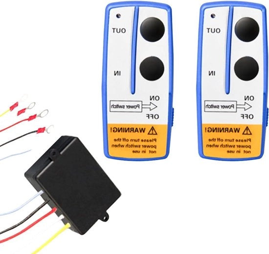 Pulsante Remoto a Radiofrequenza per Lenzatrice 12V - Kit per Auto e Camion - Portata 30 Metri