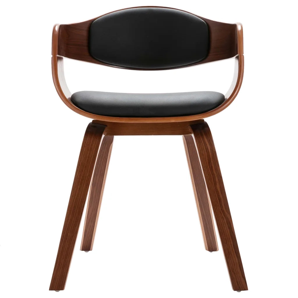 Sedie da Pranzo 4 pz in Legno Curvato e Similpelle 3054812