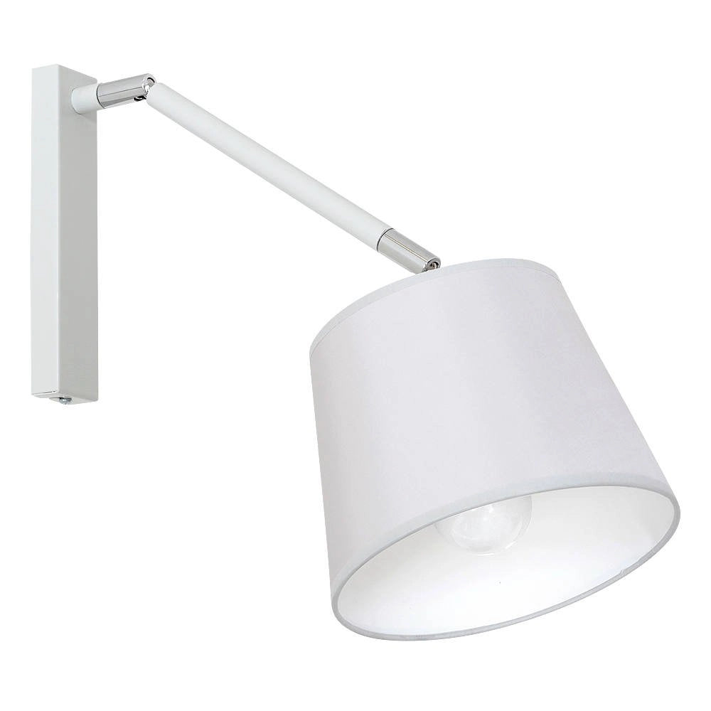 Grosio, Lampada da Parete Materiale Aplique in Metallo, Bianco