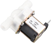 Valvola di ingresso acqua elettrica - 12V DC - Viscosa e corrosione resistente - Diametro 12mm - Valvola elettromagnetica - Adatto per sistemi di gestione dell'acqua.