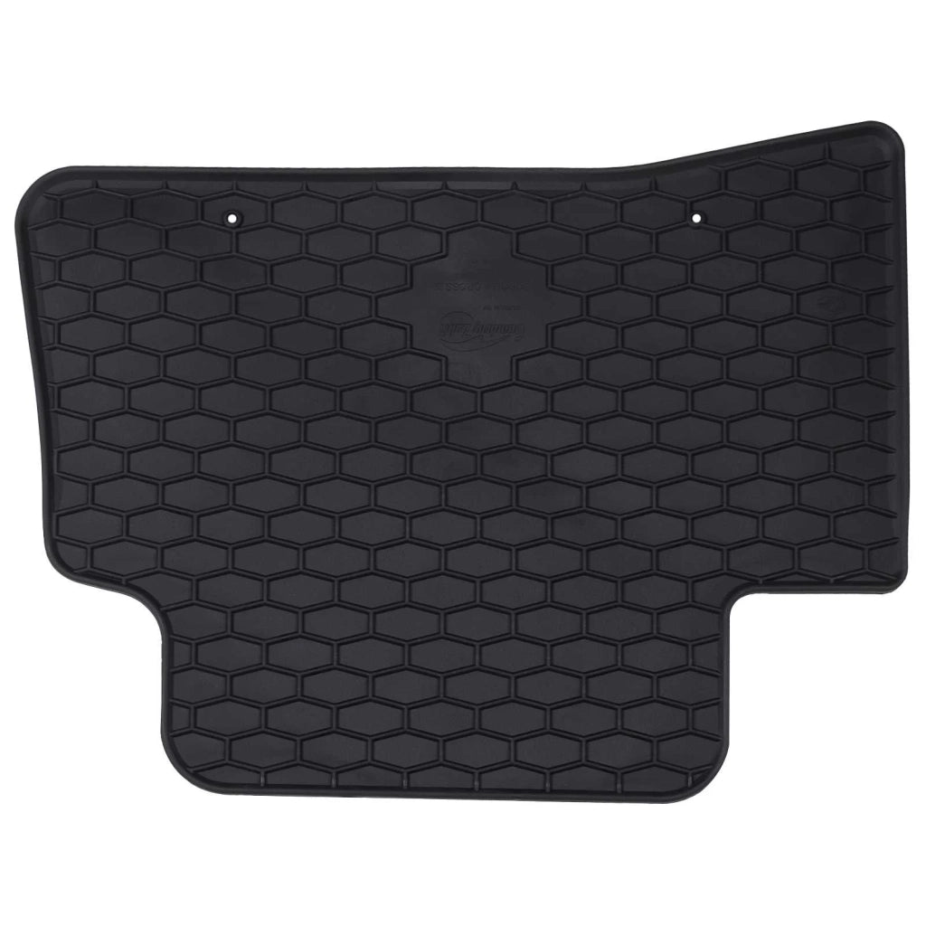 Tappetino per Auto 4 pz Nero Gomma CFW4552734