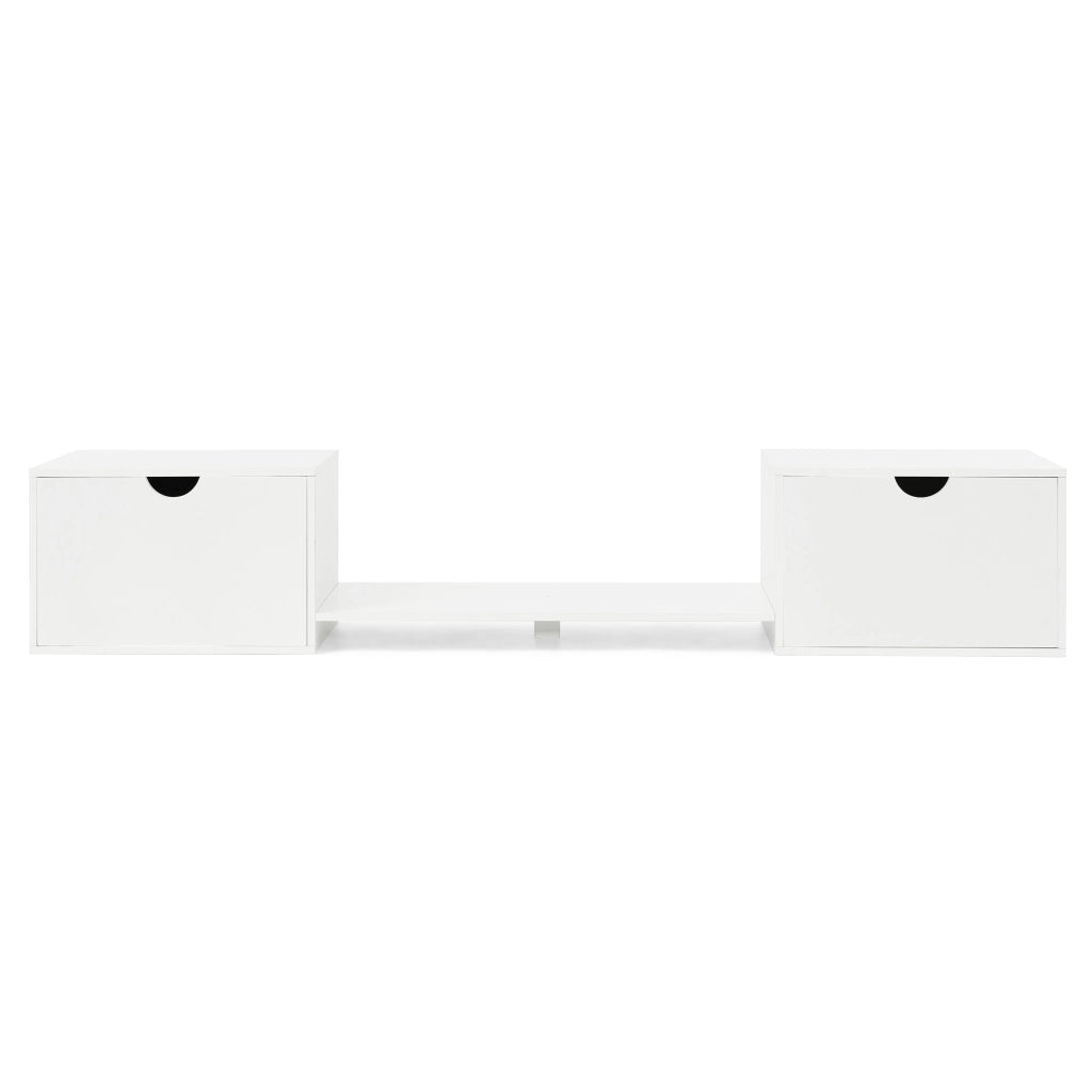 Letto a Castello Singolo in Legno Massello di Pino con Cassetti ¨C MINIMAL ¨C Bianco 90x200