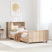 Giroletto senza Materasso 100x200 cm in Legno Massello di Pino 3323782