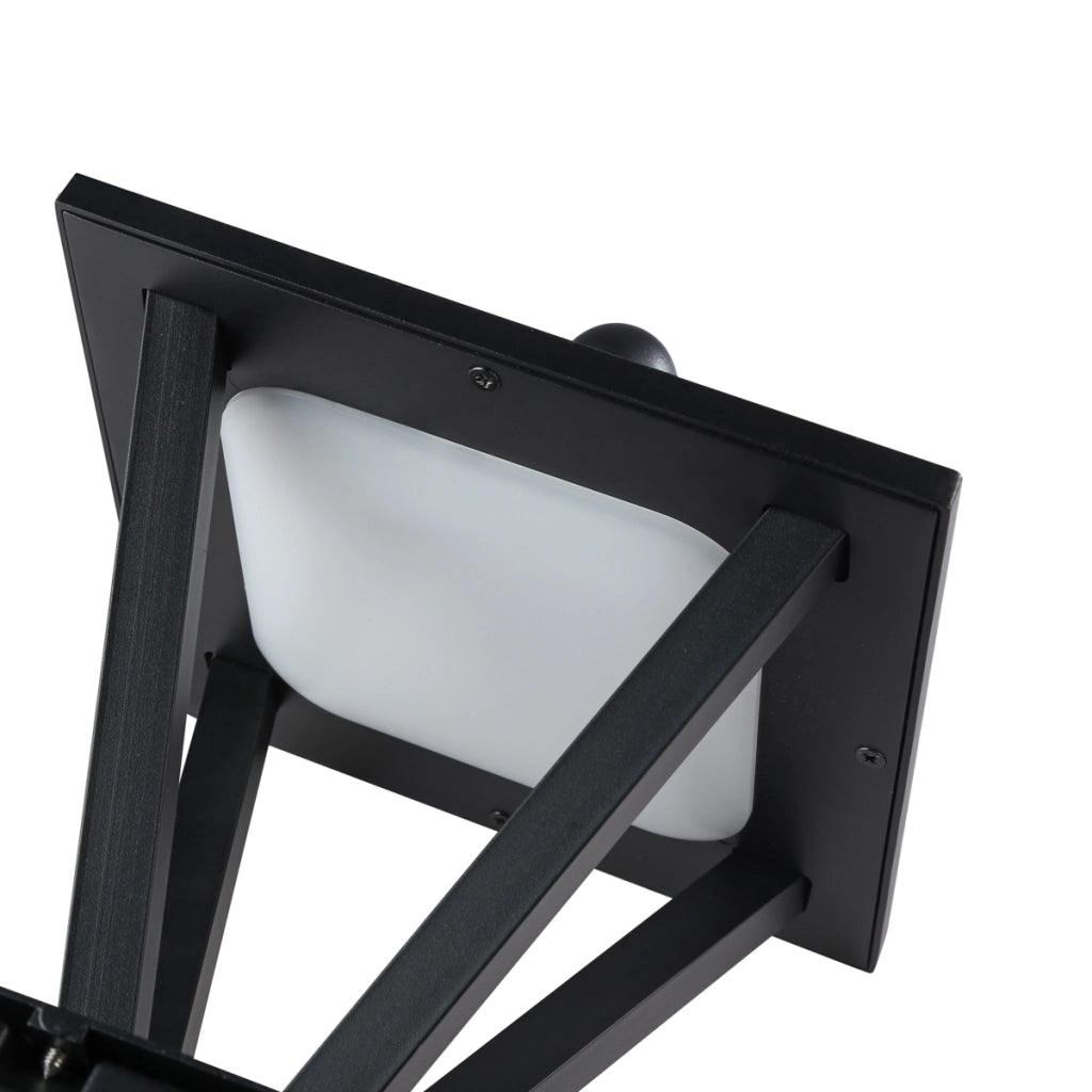 Applique esterna conica LED 15W 3000K nera IP54 Italux