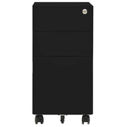 Schedario Mobile Nero 30x45x59 cm in Acciaio CFW8012855