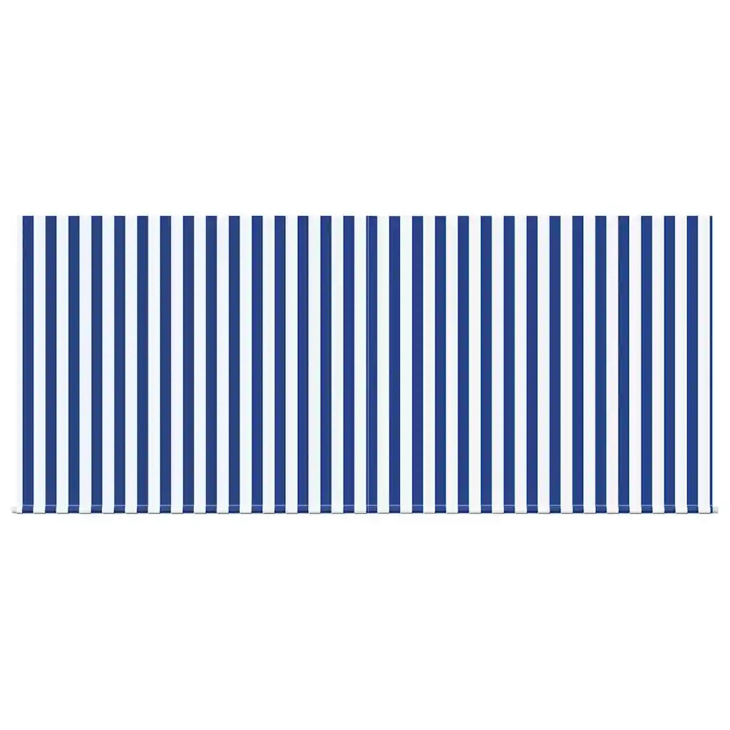 Tenda da Sole | Tenda Retrattile Blu e Bianco 300 x 200 cm