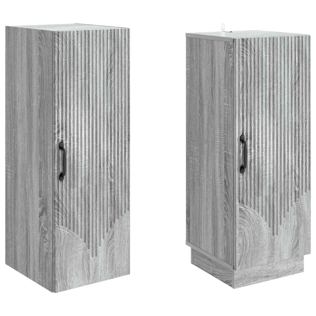 Set di armadi 2 pcs Sonoma grigio Legno ingegnerizzato 3416796