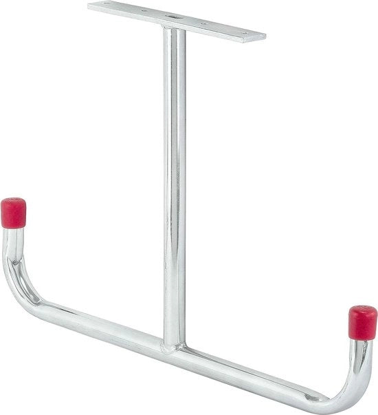 Supporto per plafond - supporto per attrezzo - supporto per garage - supporto per last - capacità di carico 55 kg - 295 x 435 x 95 x 180 x 184 mm - zincato - resistente all'usura