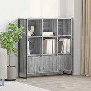 Armadio per Libri 2 pcs Grigio Sonoma 99,5 x 30 x 108 cm