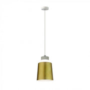 Luce a ciondolo a LED 7W (acrilico) - paralume dorato 120*190mm 3000K