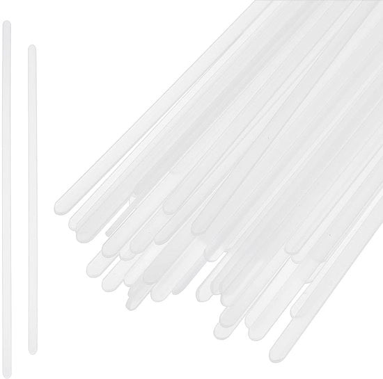 Corsetto a strisce 48 pezzi - PP Plastica - 60 cm/50 cm - 6 mm Larghezza - 2 mm Diametro - Per Abito da Sposa/Ruches - Baleine