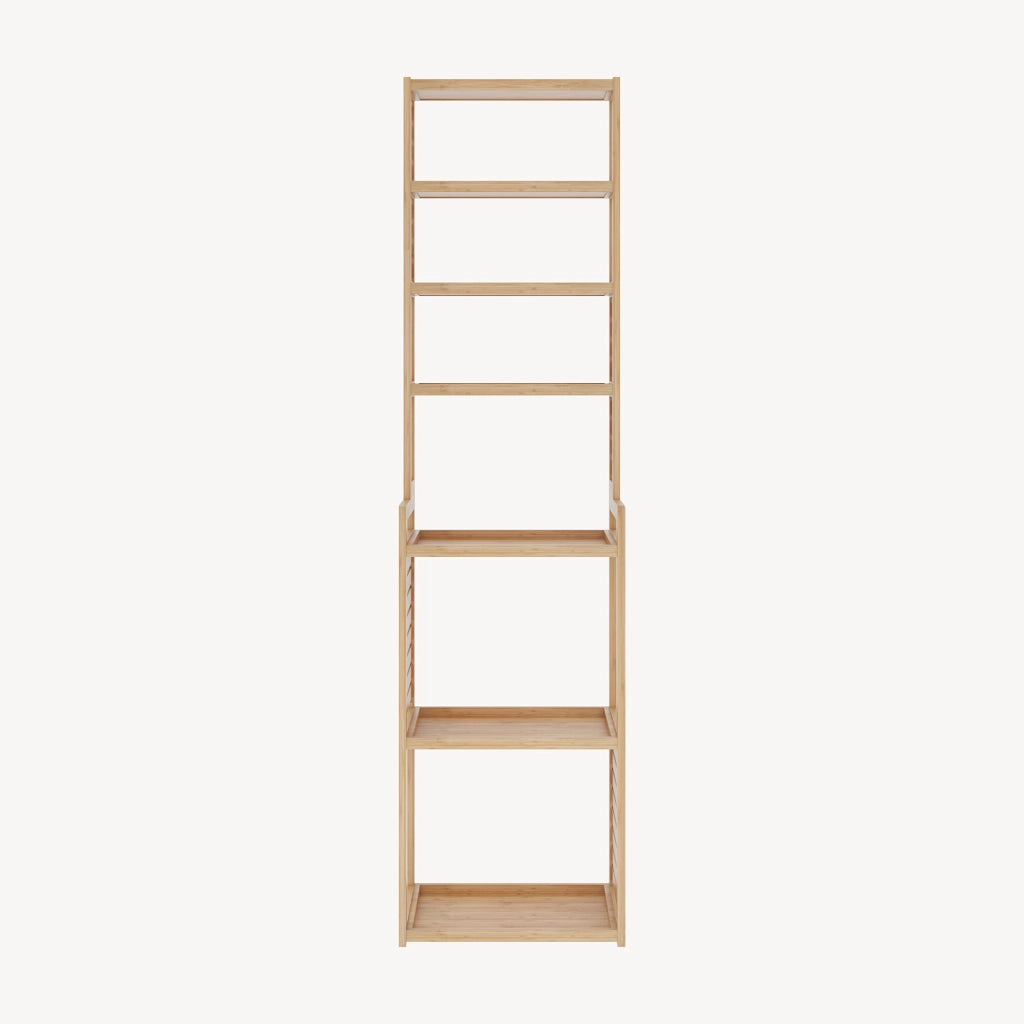 Scaffale in bambù 'Forssa' Mobile da Stoccaggio per Cucina / Bagno [en.casa]