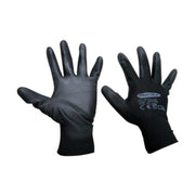 GUANTI NYLON POLIURETANO ECO-LITE NERO TG. 8- 12,0 paia