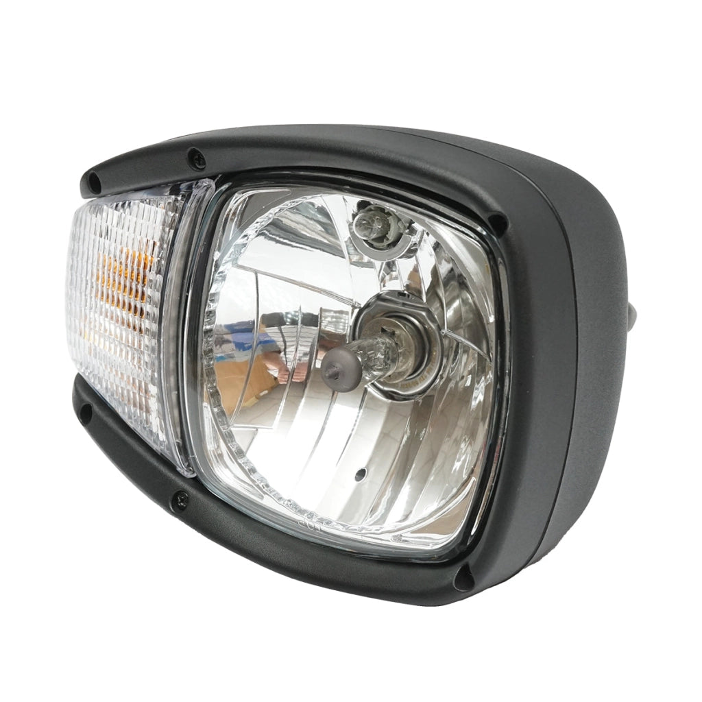 Set di fari anteriori con indicatori di direzione destro e sinistro 12V HR-A-016B Breckner Germany