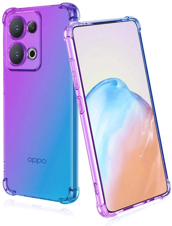 Custodia Ultra Spessa - Resistente allo Shock - TPU Transparente - Resistente alle Scalfitture - Colorazione Elegante - Compatibile con Oppo Reno13 5G - Custodia per Telefono