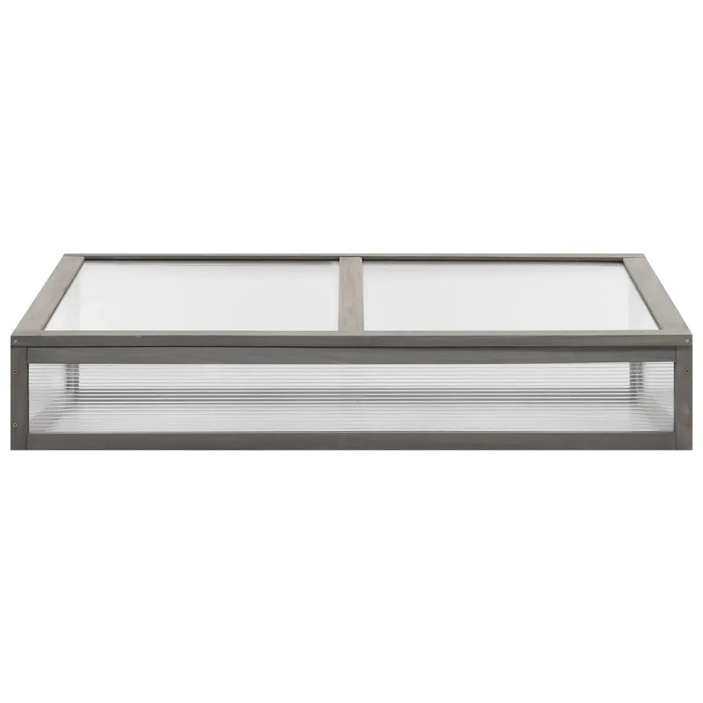 Aiuola Rialzata con Copertura Serra 110x54x120cm Abete Massello CFW6653005