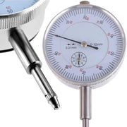Trade Shop - Comparatore Centesimale 0-10mm Risoluzione 0,01mm Per Base Magnetica -