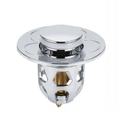 Tappo lavandino clic clac per fori da 34 a 40 mm con 2 guarnizioni