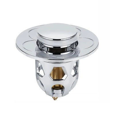 Tappo lavandino clic clac per fori da 34 a 40 mm con 2 guarnizioni