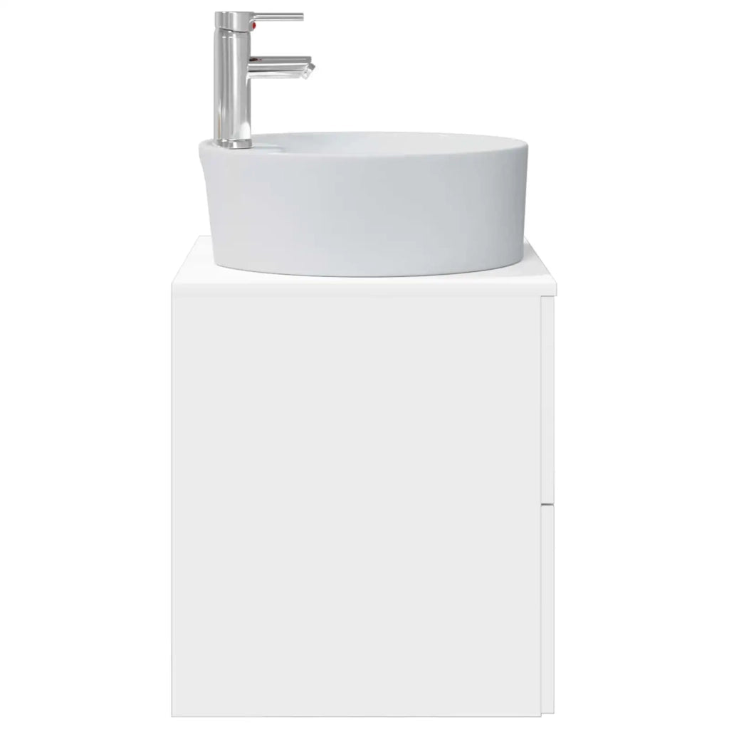 Mobile Lavabo da Parete Bianco 49,5 x 44,5 x 65 cm 890294