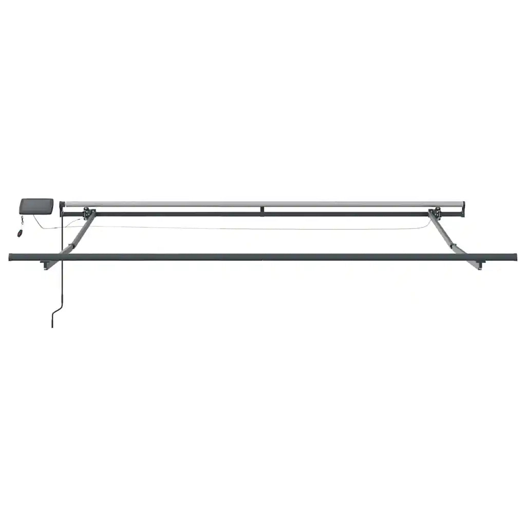 Tenda da Sole con Antracite 3 x 2,5 m Metallo 46871