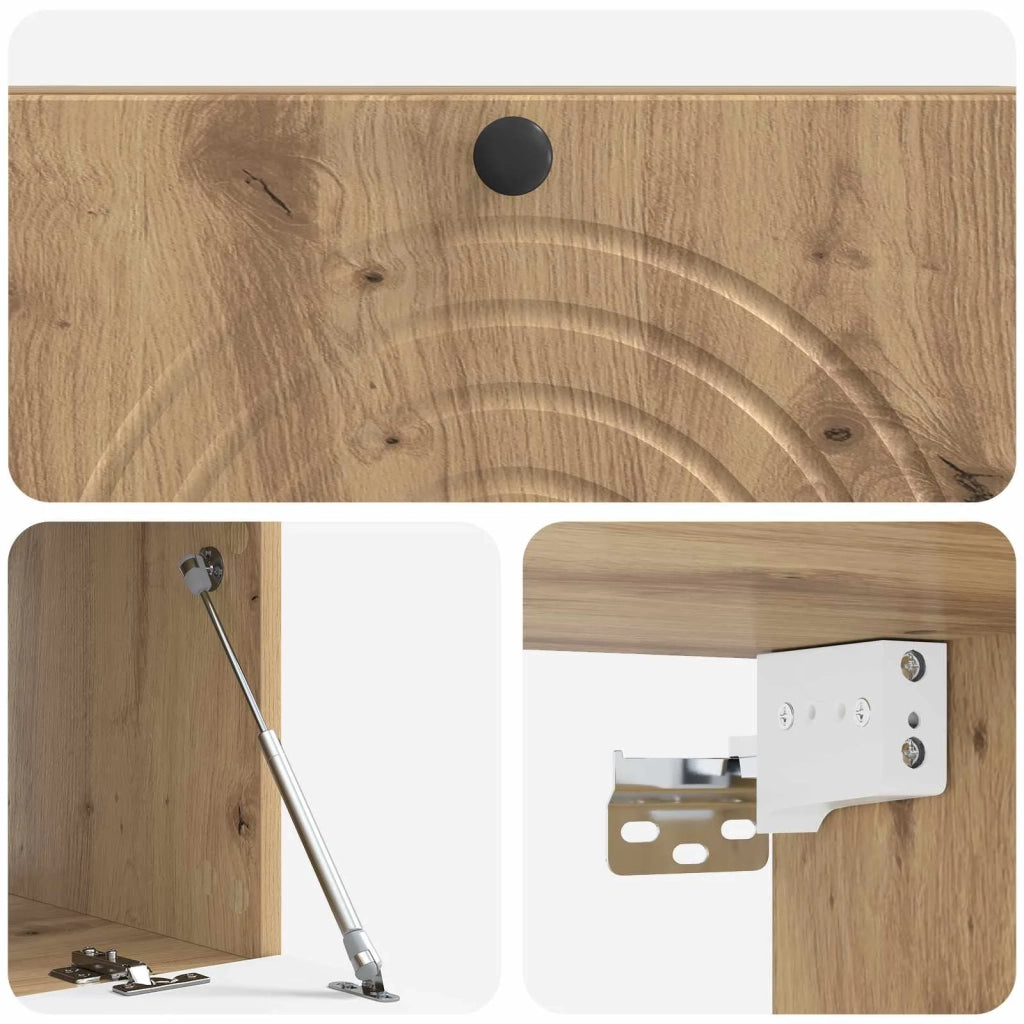 Mobile Porta TV da Muro Rovere Artigianale 99 x 41 x 30 cm