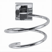 Trade Shop - Porta Phon Asciugacapelli Moderno Doppio Fissaggio A Parete Bagno Square 59189 -