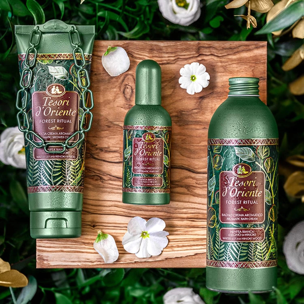 TESORI D'ORIENTE FOREST THERAPY BAGNO CREMA AROMATICO NINFEA BIANCA 500 ML