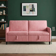 Divano con Storage Rosa 172 x 78 x 87 cm Poliestere 42036965