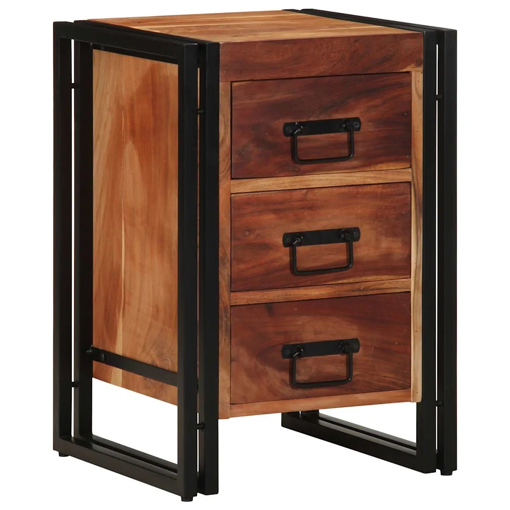 Armadio da Notte 40 x 40 x 59 cm Legno di Acacia Massello 4102731