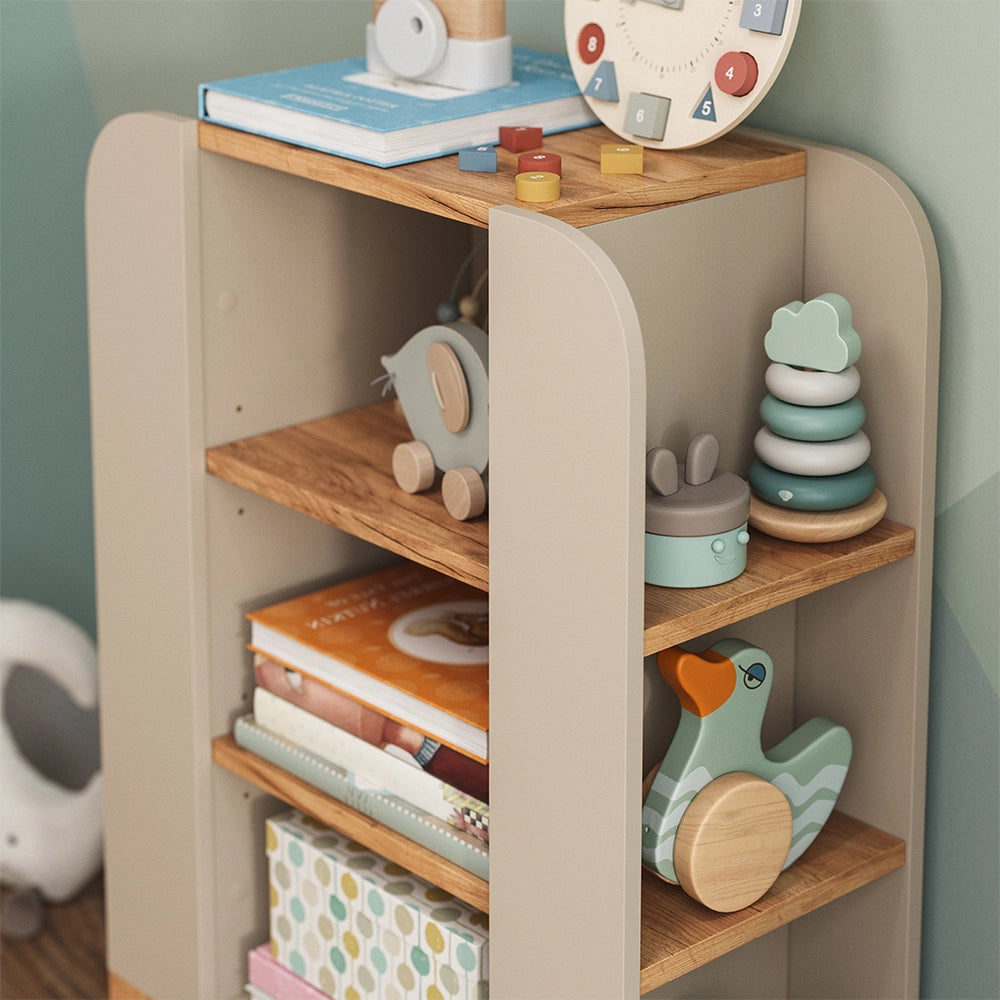 Vitalispa Libreria bambini Cashmere/Artigianale 60 x 88 cm con 9 scomparti