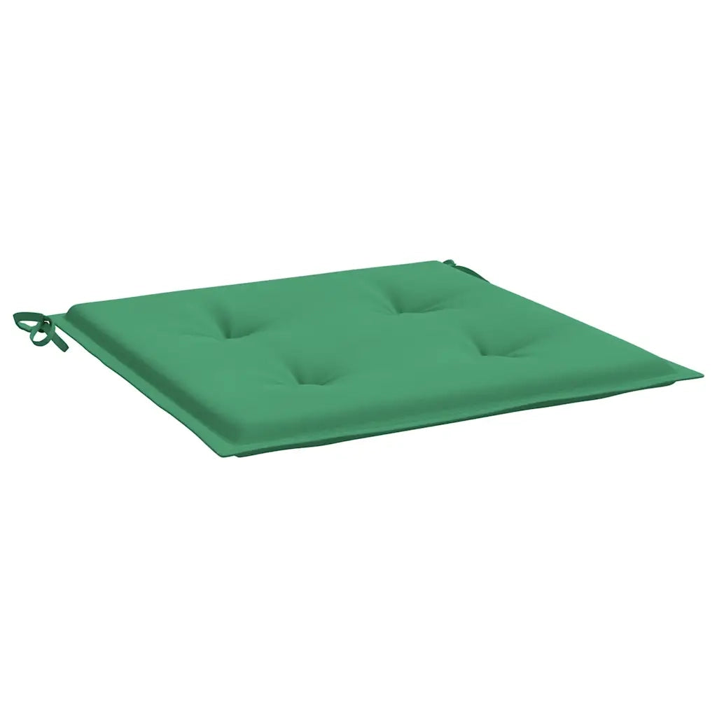 Cuscini per Sedia 2 pz Verdi 40x40x4 cm in Tessuto Oxford 314012