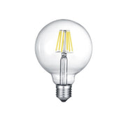 Lampadina LED sferica trasparente E27 8W 806lm 2700K Trio