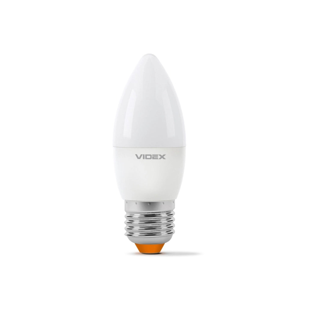 Lampadina LED candela C37 7W E27 3000K 630lm Videx