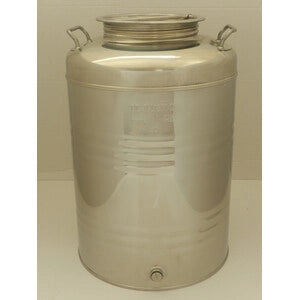 FUSTO OLIO ACCIAIO INOX 441 50 L AGGRAFFATO- 1,0 pz