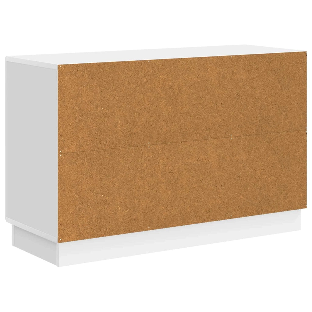 Credenza Bianco Lucido 89 x 34,5 x 57 cm Legno ingegnerizzato 895349