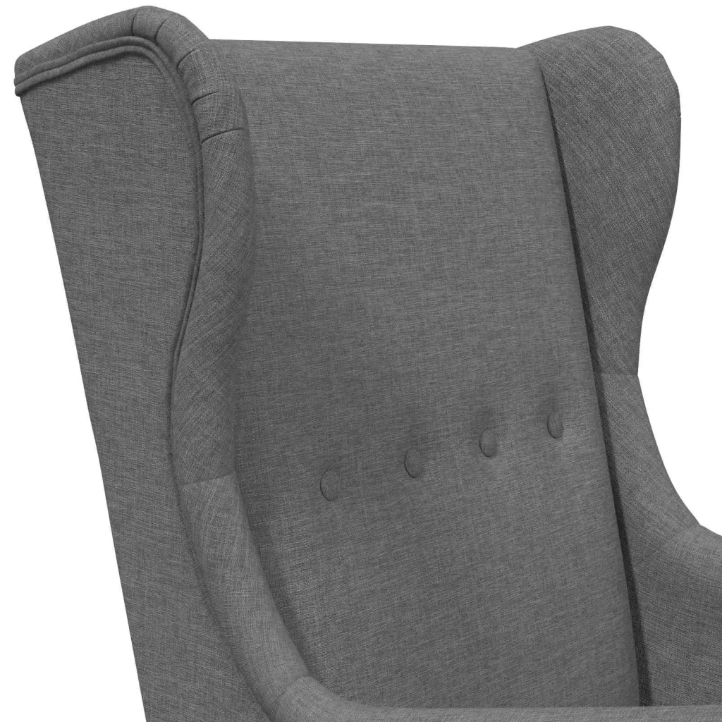 Poltrona | Sedia Relax Grigio Scuro Tessuto