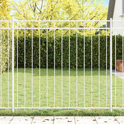 Elemento Recinzione ASSEN 170 x 150 cm Acciaio Bianco 42003929
