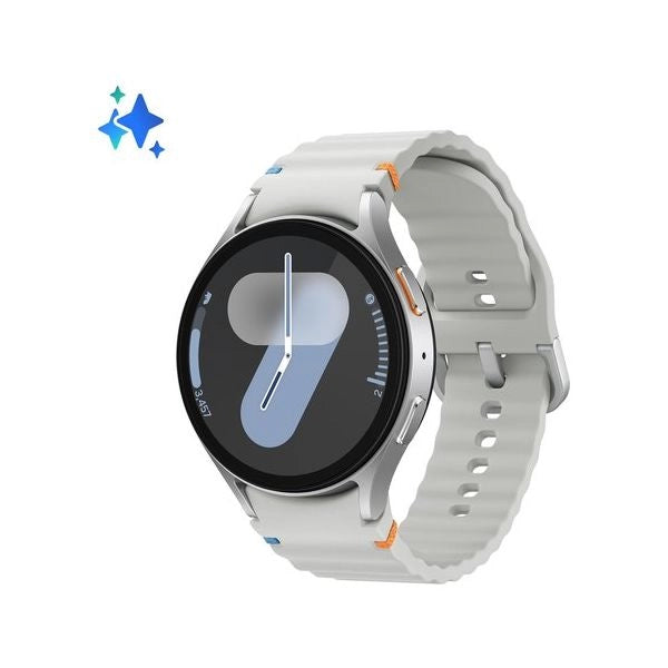 Samsung galaxy watch7 smartwatch galaxy ai, analisi del sonno, controllo con doppio avvicinamento di dita, batteria a lunga durata, gps, bluetooth, ghiera touch in alluminio 44mm silver - L310NZSAI