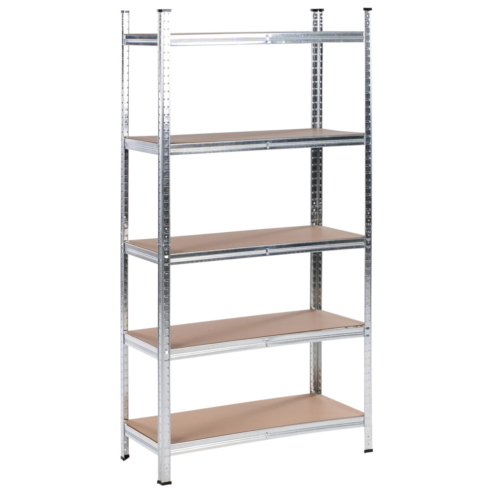 Set di 2 mensole moderne in metallo per giardino portaoggetti da giardino autoportante